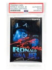 Ronald Acuna Jr. Signed 2021 Topps Project70 #4 Inscribed "Acuna Matata" PSA/DNA