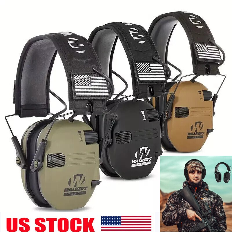 Electronic Shooting Ear Muff Hearing Protection Traning Anti-noise Earphone