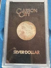 1884 CC GSA NGC MS62 Morgan silver dollar box COA Carson City $1 toned