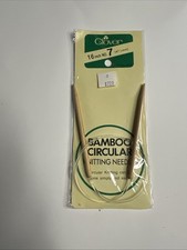 Clover Takumi Bamboo Circular Knitting Needles 16"-Size 7/4.5mm 1016/16-7 - NEW