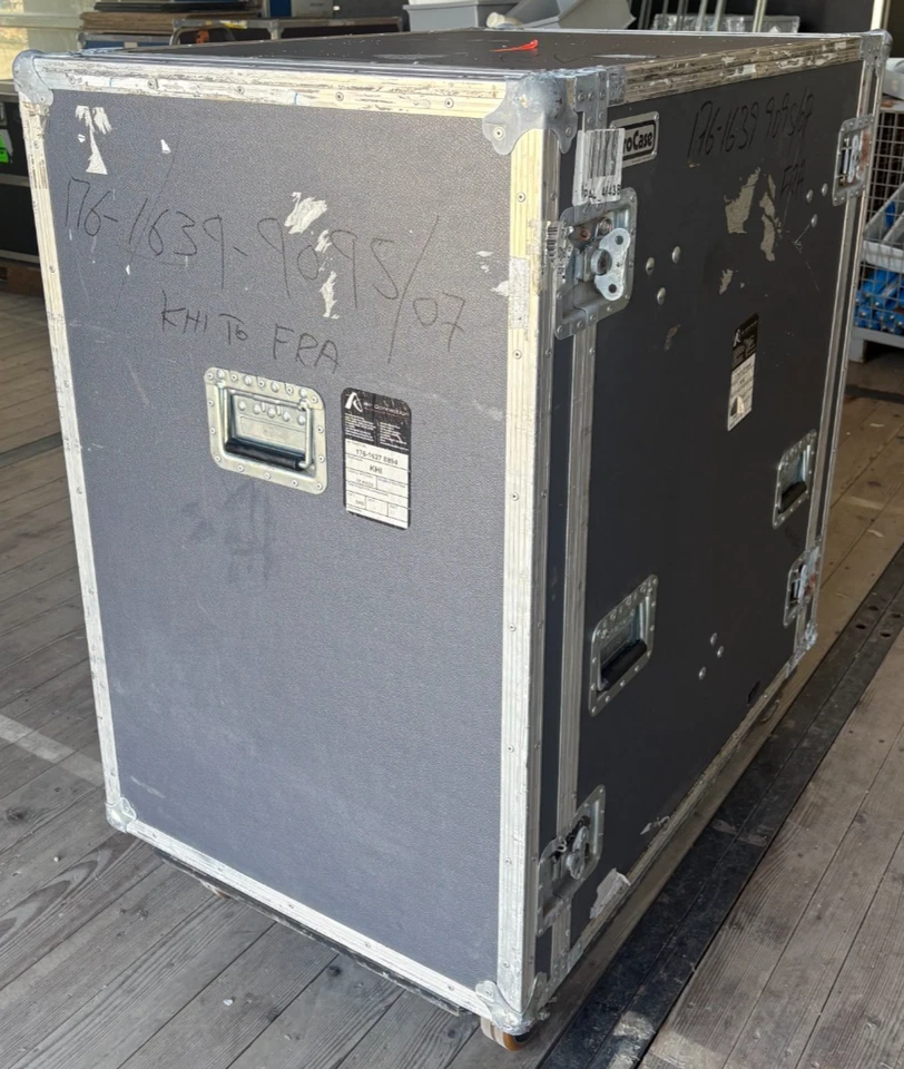 ProCase Rack Flightcase 77x74x91 cm Transportkoffer mit Rollen grau - Bild 2 von 3