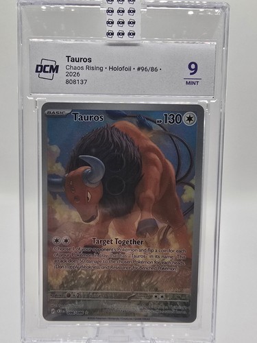 Tauros - Chaos Rising - #96/86 - DCM Grade 9 - Near Mint-Mint