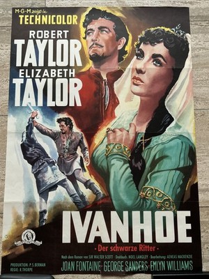 Ivanhoe - Der schwarze Ritter Filmplakat A1 Meerwald