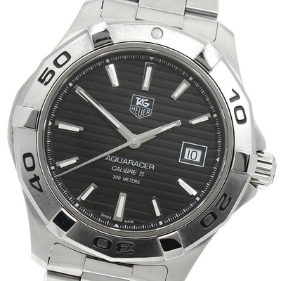 #ad #ad TAG HEUER Aqua racer WAP2010.BA0830 Date black Dial Automatic Men#x27;s Watch 945886 $1105.12