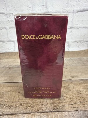 Dolce & Gabbana Pour Femme 3.3oz 100ml EDP Rare P&G Made in UK New Sealed VTG