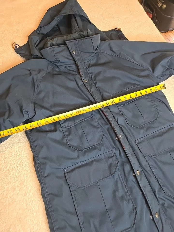 Chaqueta azul vintage años 90 Woolrich Thinsulate Buffalo a cuadros WPL-6635 talla grande Foto 4 de 4