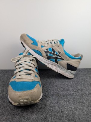 ASICS Gel-Lyte V Atomic Blue Size 11.5 Grey Black Teal Running Shoes H435L RARE