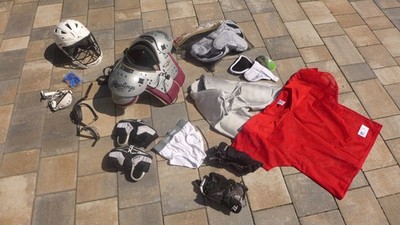 Komplette Lacrosse Ausrüstung (Size S/M) - NEU & NEUwertig