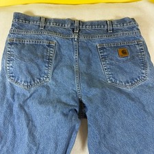 Carhartt B17 DST Relaxed Fit Straight Leg Jeans Mens 38x30 Blue Denim Workwear