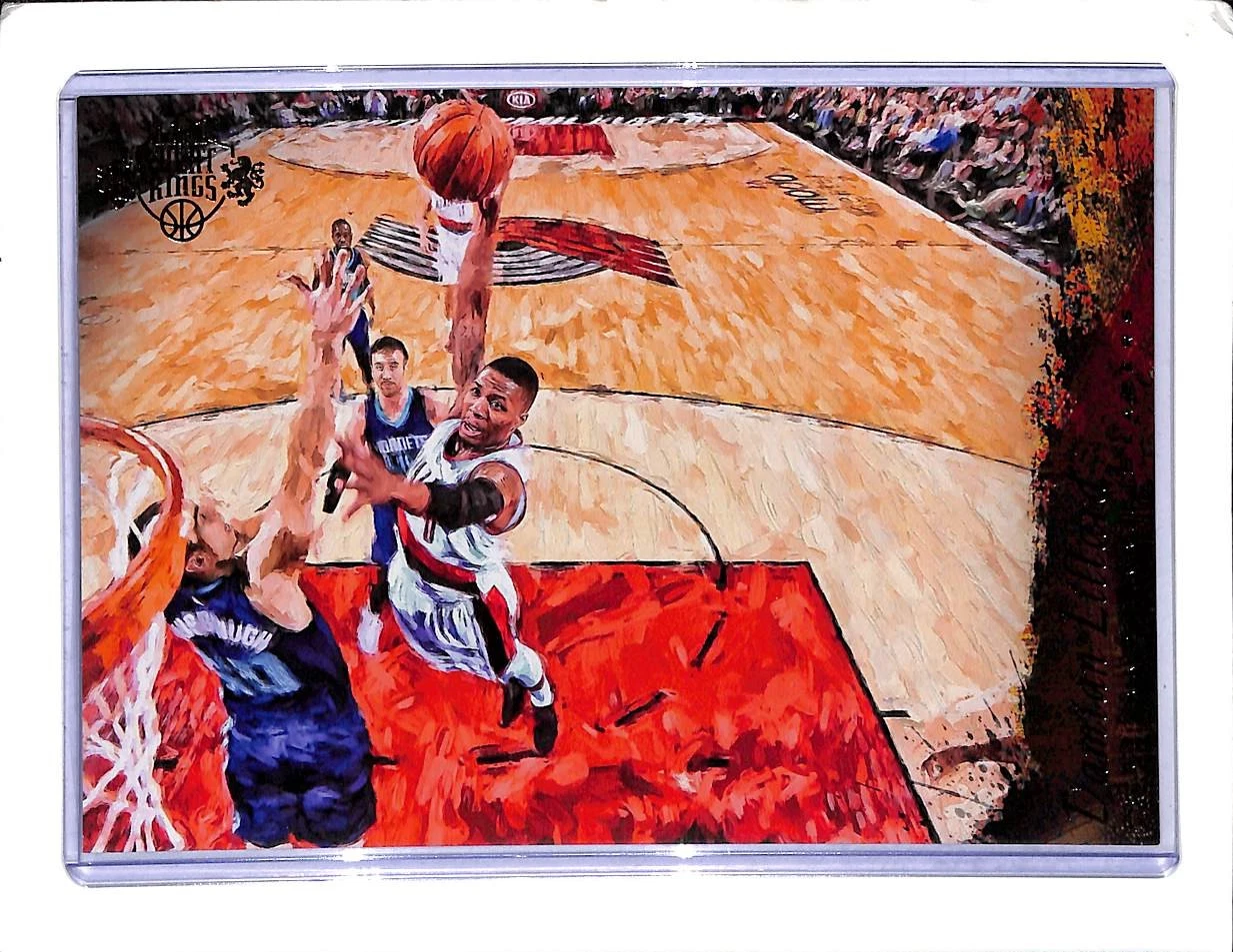 2016-17 Panini Court Kings Damian Lillard Box Topper #23 Trail Blazers (B)