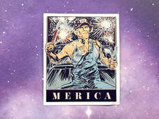Yee Yee Apparel Granger Smith Sticker Earl Dibbles Jr. merica 4 x 5 inches