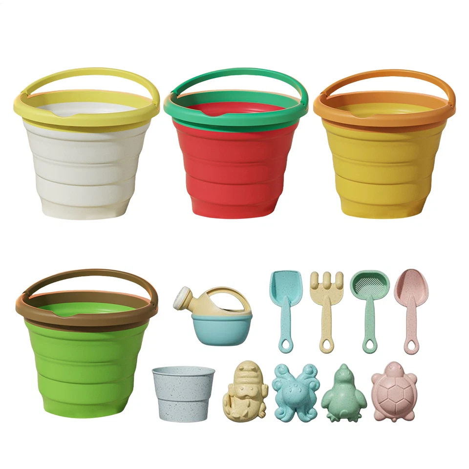 Sandspielzeug Eimer Schaufel Sandformen Kinder Spielzeug Geschenkset Strand Outd