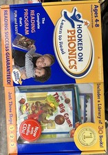 Hooked On Phonics Learn To Read Complete Box Set Ages 4-8 K-2nd Grade New Sealed