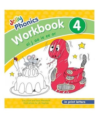Jolly Phonics Workbook 4: In Print Letters [American English Edition], Sue Lloyd