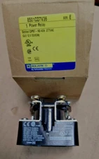 NEW SQUARE D POWER RELAY 12 VAC COIL 2 POLE DPST P/N 8501C07V36