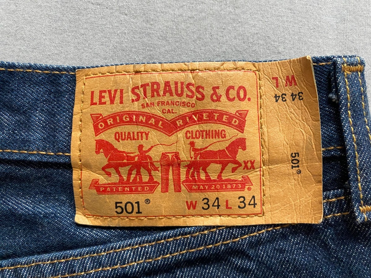 Men's Levi's 501 STF Denim Jeans 32x31 Straight/regular fit Rinse