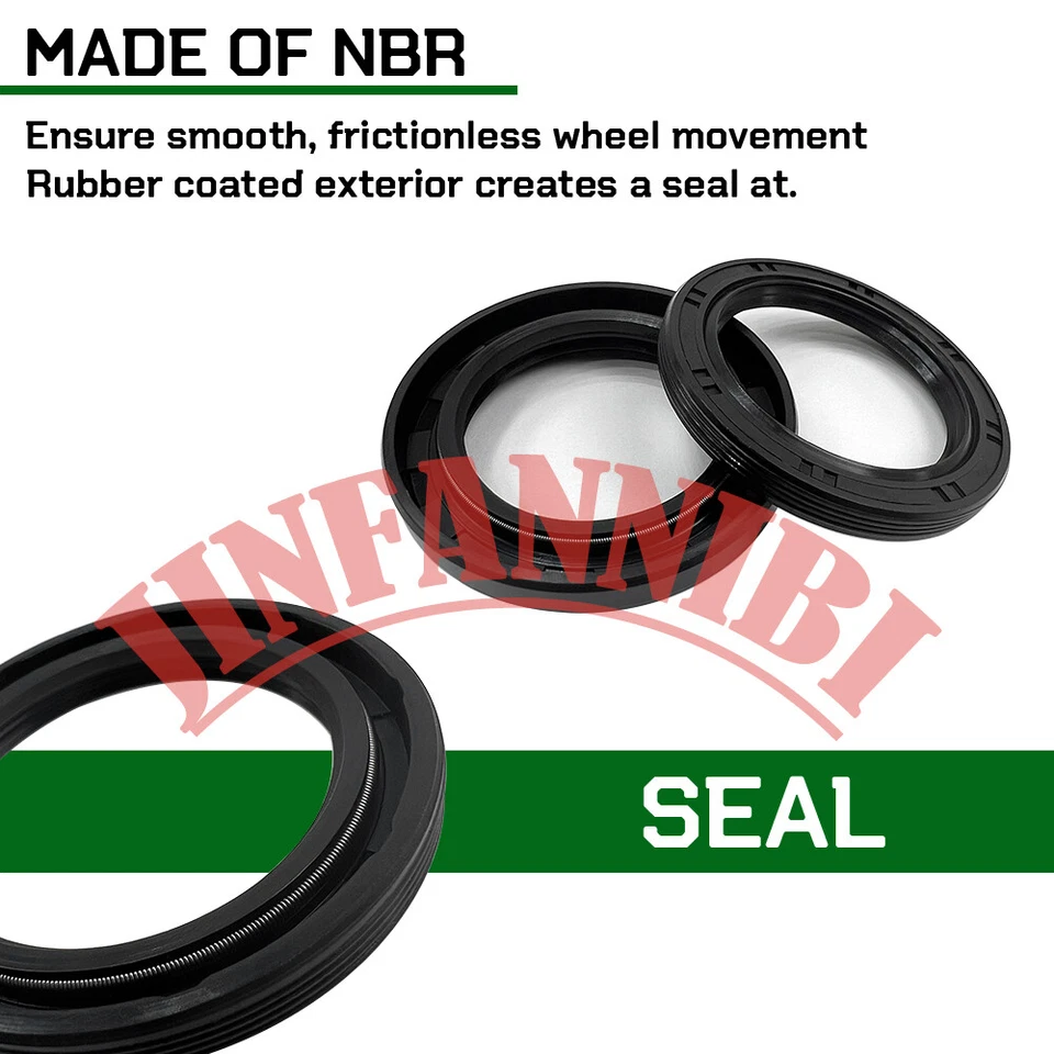 Front Wheel Hub Bearings & Seals Kit For Arctic Cat 375 400 500 600, Bearcat 454 Foto 4 de 4