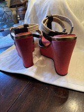 【SERGIO ROSSI】レザー◆ラバーソール◆ウェッジサンダル Wedge Leather Upper Heels Sergio Rossi for Women | eBay