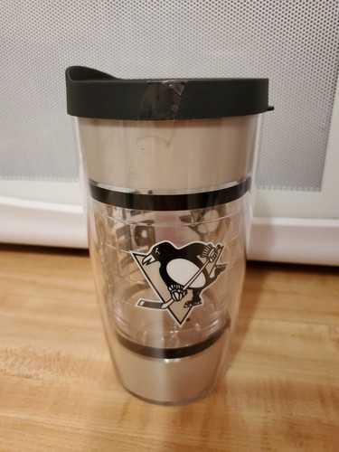 NEW-TERVIS TUMBLER 16oz. LET'S GO PITTSBURGH PENS Logo Insulated Tumbler - Picture 2 of 5
