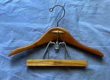 Setwell Vintage Wooden Suit/Pants Hanger, size small, 14"