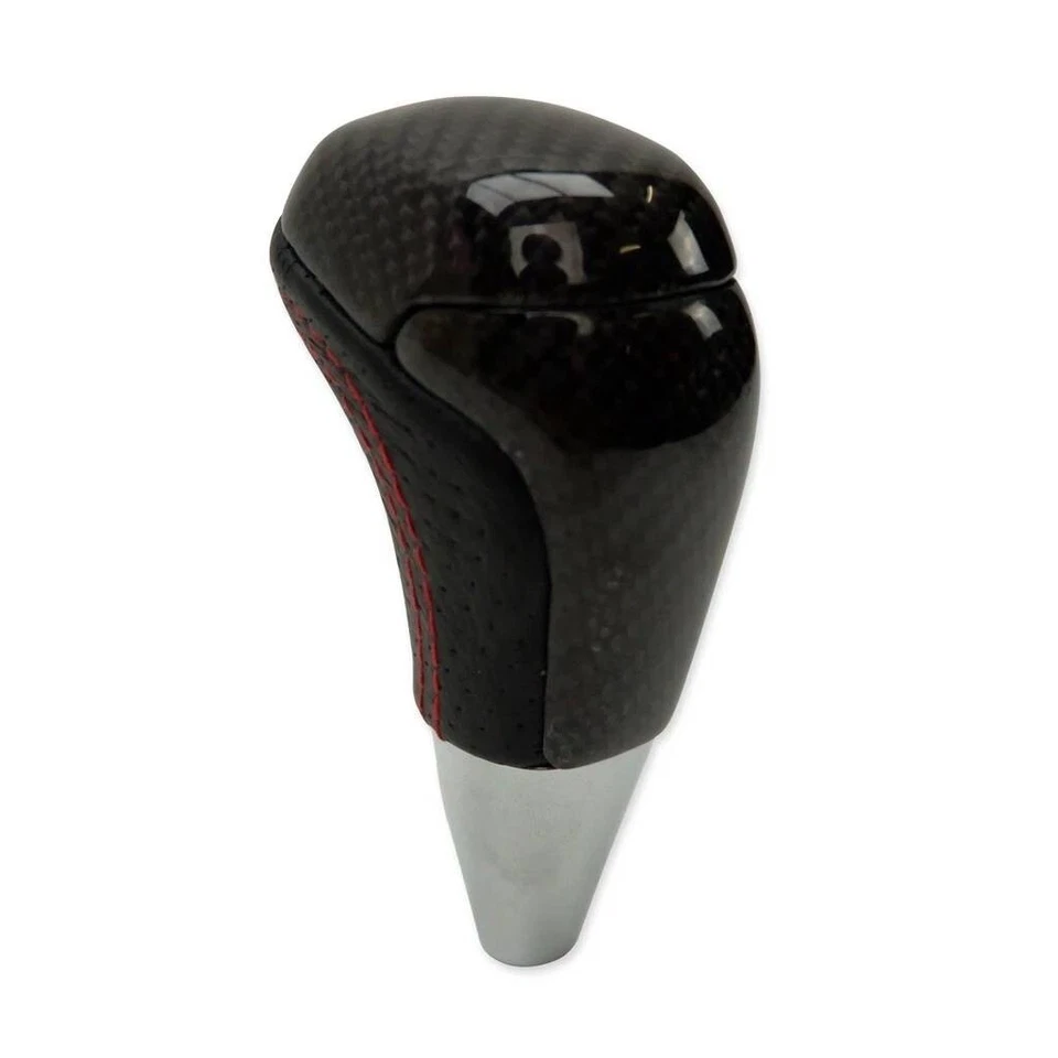 Pomo de cambio de fibra de carbono para automóvil Toyota Hilux Revo Fortuner 2015-18 Foto 2 de 4