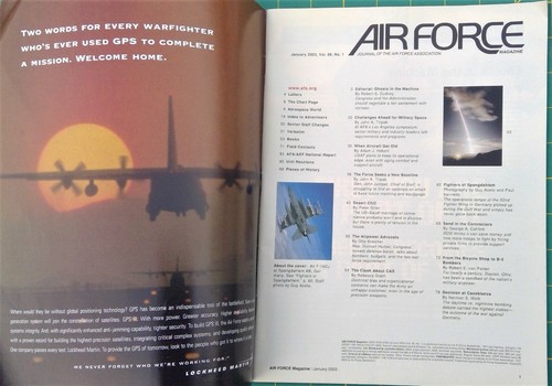 Air Force Magazine January 2003 Vol. 86 No. 1 Fighters of Spangdahlem ex-library - Picture 3 of 7