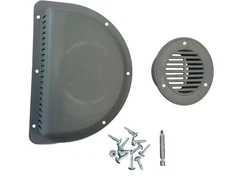 ProCamp RV Gray Cargo Trailer Air Flow Vent Kit W/ Installation Accessories