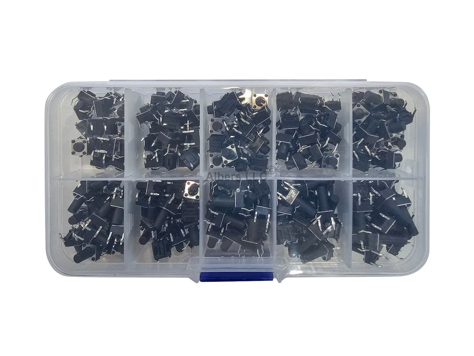 200 SMD Verical Tactile Mini Micro Momentary Push Button Switch Tact Assortment - Image 3 of 4