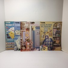 5 Cross Stitch Pattern Leaflets Leisure Arts Baby Designs