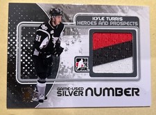 2010-11 ITG Heroes And Prospect Kyle Turris Game Used Silver Number 1/1 Rc