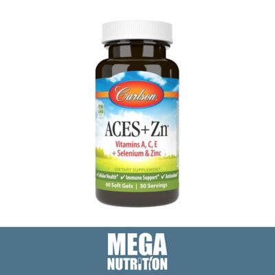 Carlson Labs Aces + Zn Schutz Zellen & Fördert Gesundes Immunsystem 60 Softgel