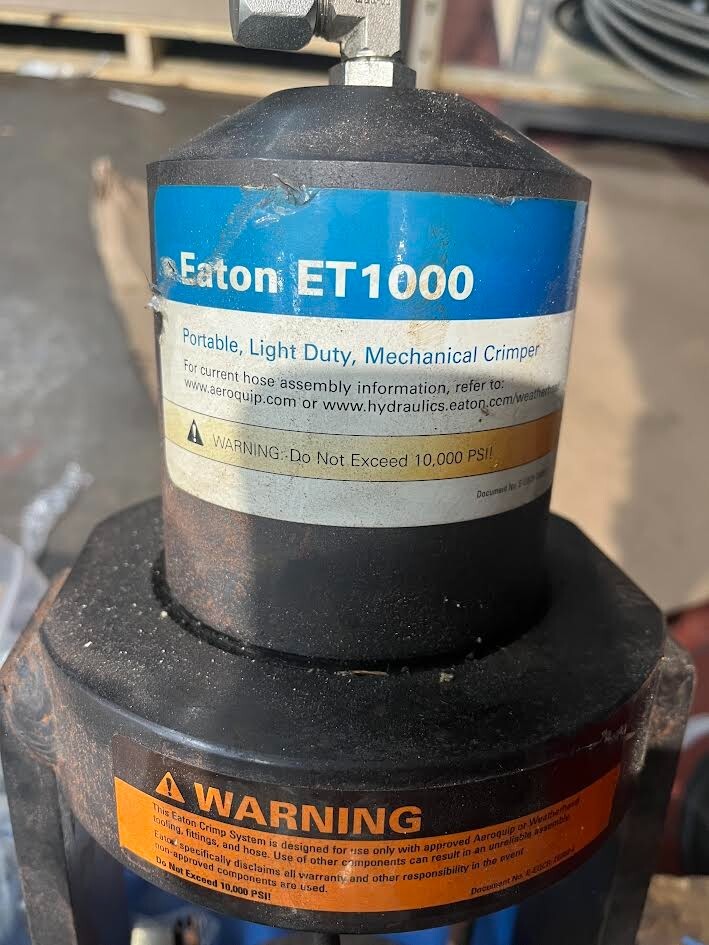 EATON ET1000 CRIMPER w/FITTINGS eBay