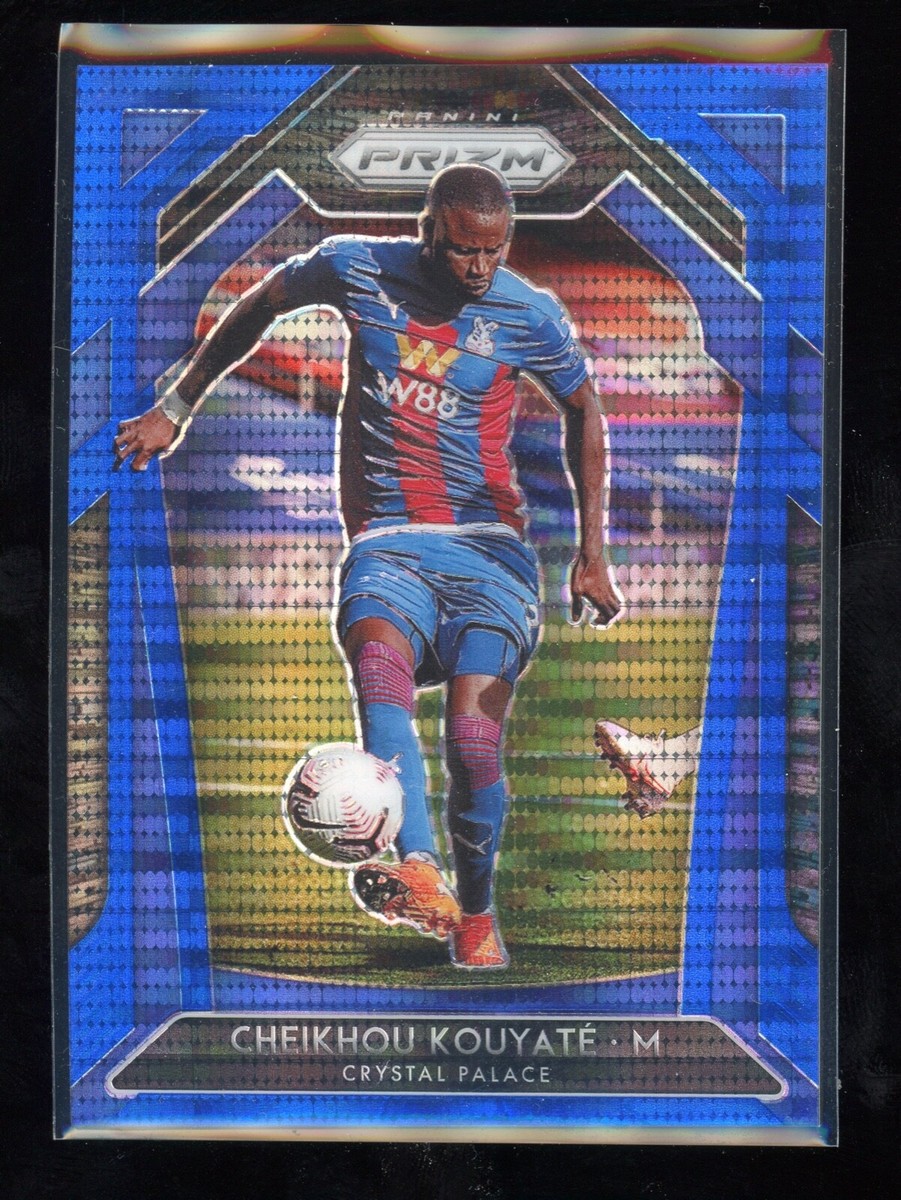2020-2021 Panini Prizm Blue Pulsar Cheikhou Kouyate Crystal Palace