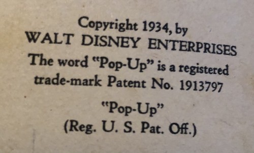 1934 Mickey Mouse In Ye Olden Days The POP UP Picture Book - Picture 4 of 9