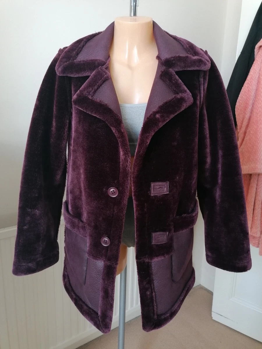 Mauve winter coat cheap