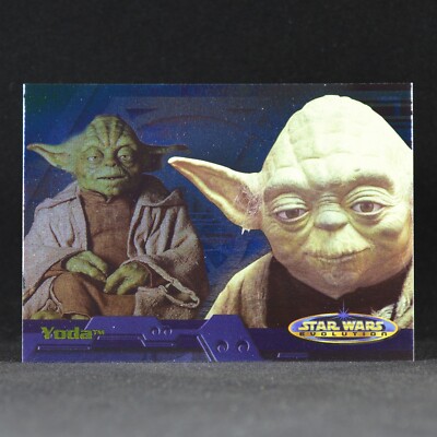 Yoda - 2001 Topps Star Wars Evolution #12A (Blue)