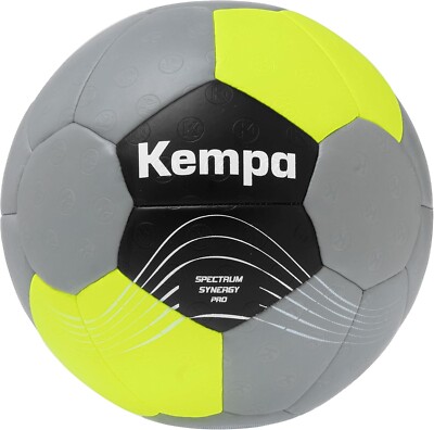 Kempa SPECTRUM SYNERGY PRO Handball Trainingsball grau gelb  Trainingsball Gr. 3