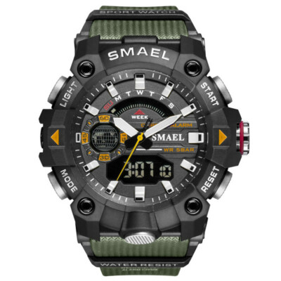 SMAEL Men Digital Electronic Wristwatch Male Quartz Watch LED Military Watches