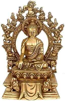 The Six Perfections of Lord Buddha Brass Figurine Statue Height 10.5''