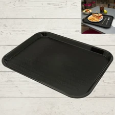 Carlisle Foodservice Products Cafe Plastic Fast Food Tray 14" X 18" Black