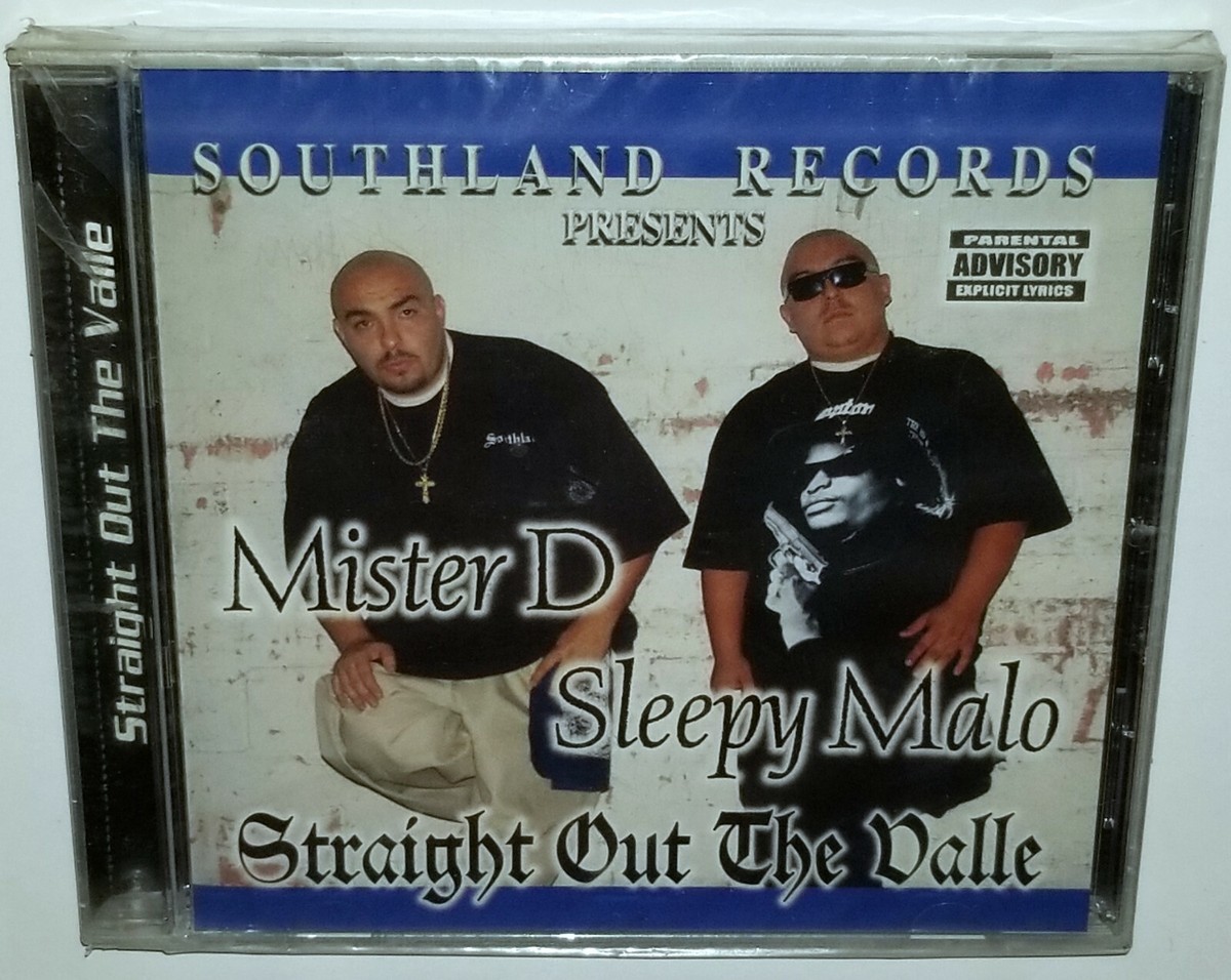 洋楽 CHICANO RAP / Sleepy Santino STRAIGHT OUT THE VALLE SEALED CD MISTER D SLEEP MALO RAP G