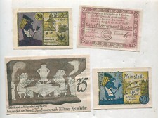 Pieniądze awaryjne: Nostedt Sachsen-Anhalt 4 sztuki (832)