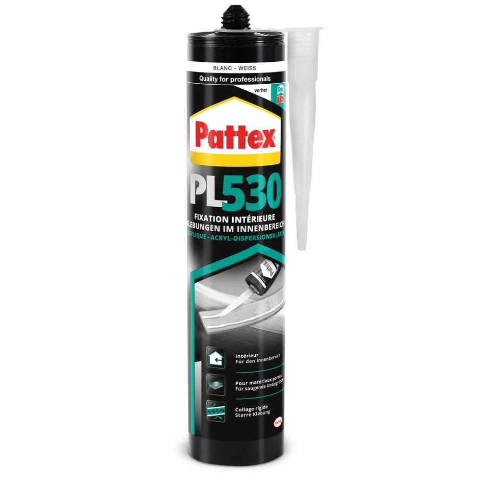 HENKEL AG & CO. KGAA Pattex PL530 Montagekleber Montageklebstoff 400g ehemals Sista M530