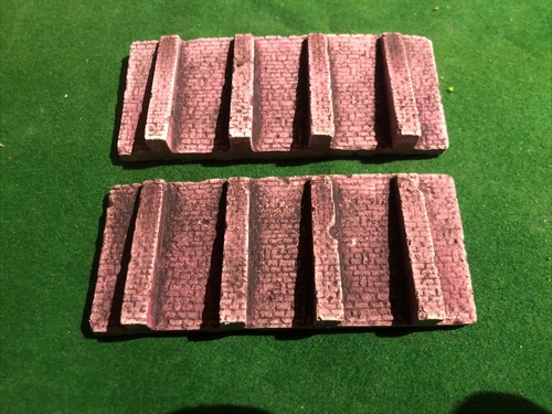 N scale, N gauge Brick Style Bridge Abutments -twin track -Brick Style- TZP15 - Picture 2 of 6