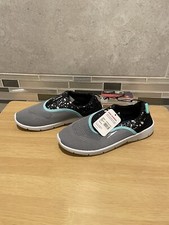 Speedo Aqua Skimmer Adult Women's Size Small 5-6 Water Shoes Gray New