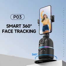 P03 Smart 360  Face Tracking Rotation Holder Stabilizer Camera iPhone 15 Selfie