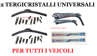 70CM SPAZZOLA TERGICRISTALLO UNIVERSALE IRON RAIN PLUS MISURA 4 ATTACCHI