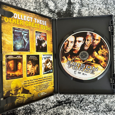 Edison Force DVD 2005 Morgan Freeman LL Cool J Kevin Spacey Justin