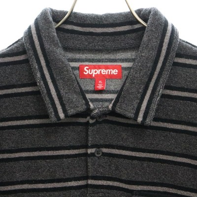 supreme 24SS Stripe Terry S/S Polo