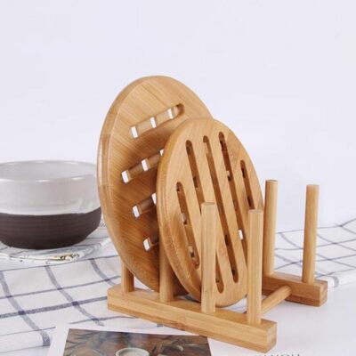YWSHF Bamboo Wooden Dish Rack Dishes Drainboard Drying Drainer Storage Holder...